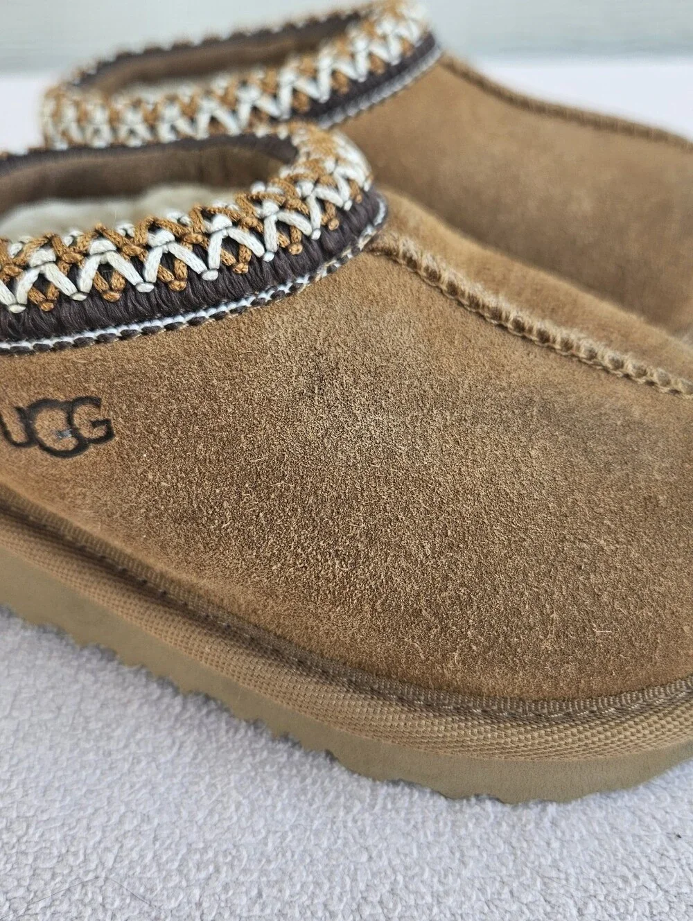 UGG Tasman II Clog House Slippers Toddler SZ 6 Chestnut Brown Slip-On